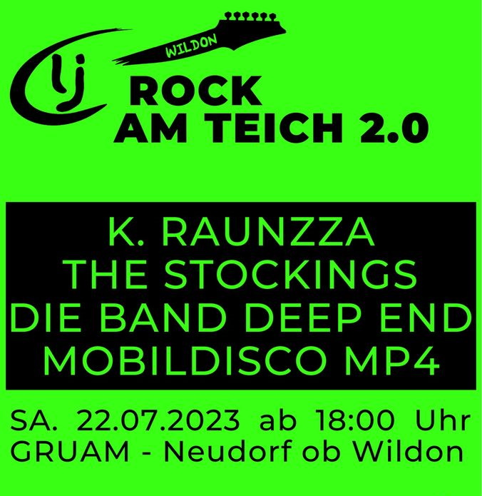 K.Raunzza Rock am Teich Landjugend Wildon Dialektrock Mundartband