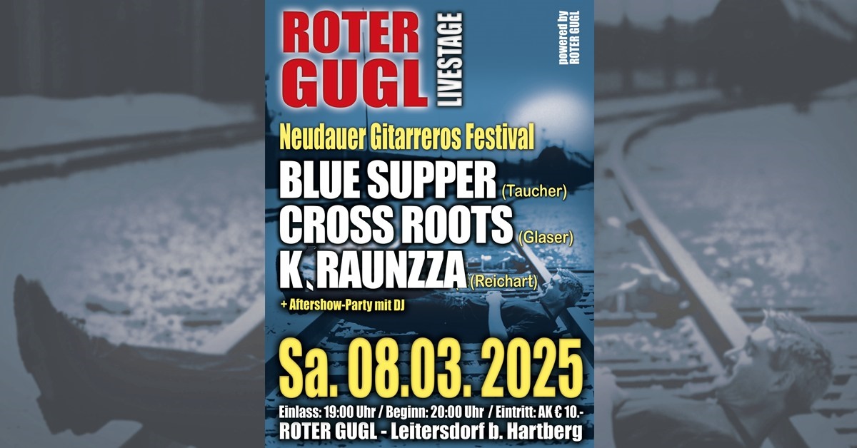 Roter Gugl K.Raunzza NEUDAUER GITARREROS FESTIVAL